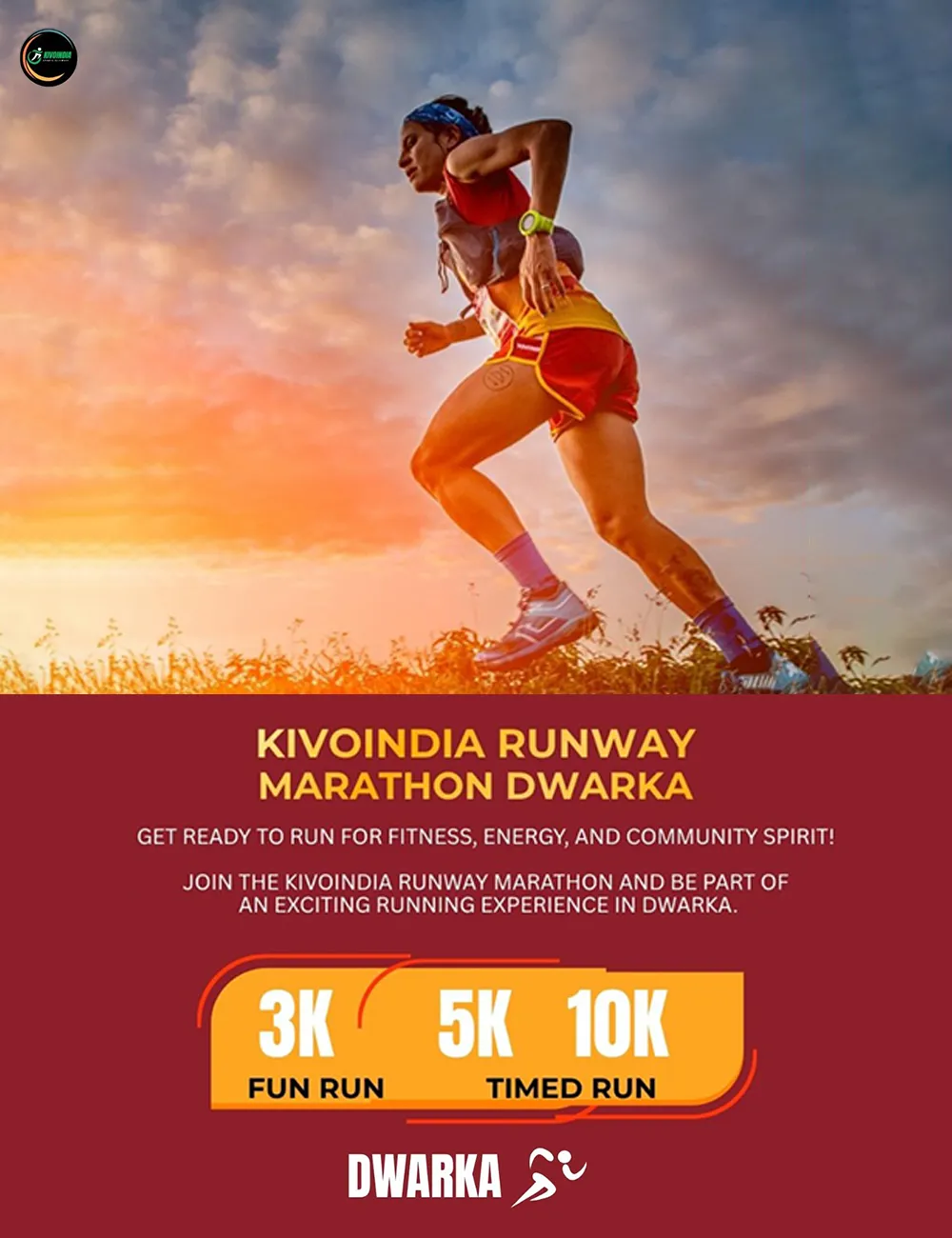 Kivo India Runway Marathon – Dwarka 2026