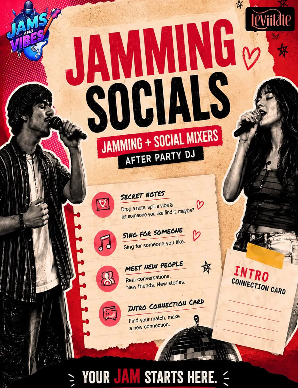 jamming socials (jamming and social mixers)