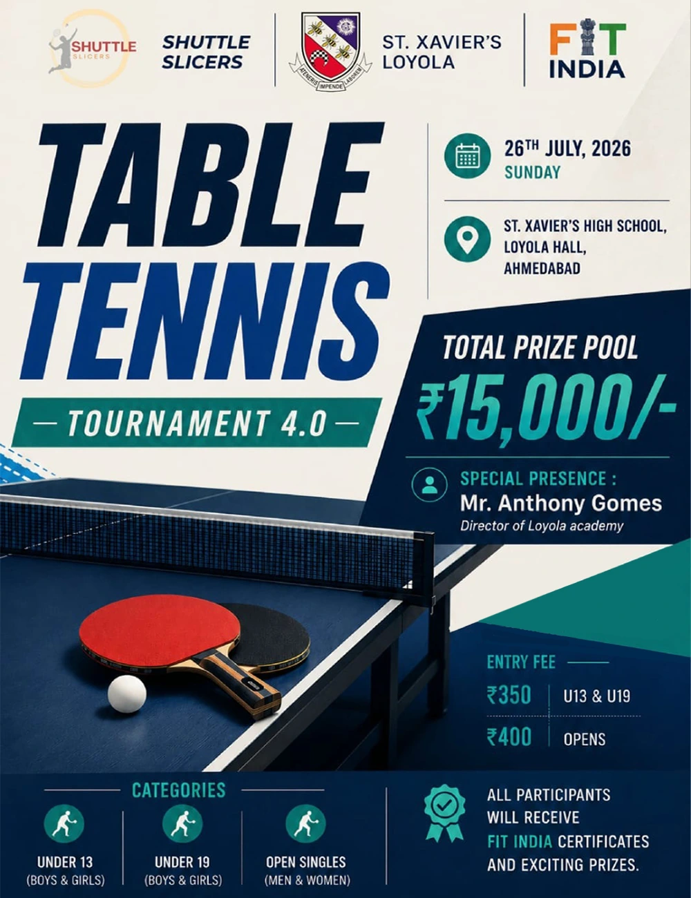 Table Tennis Tournament 4.0