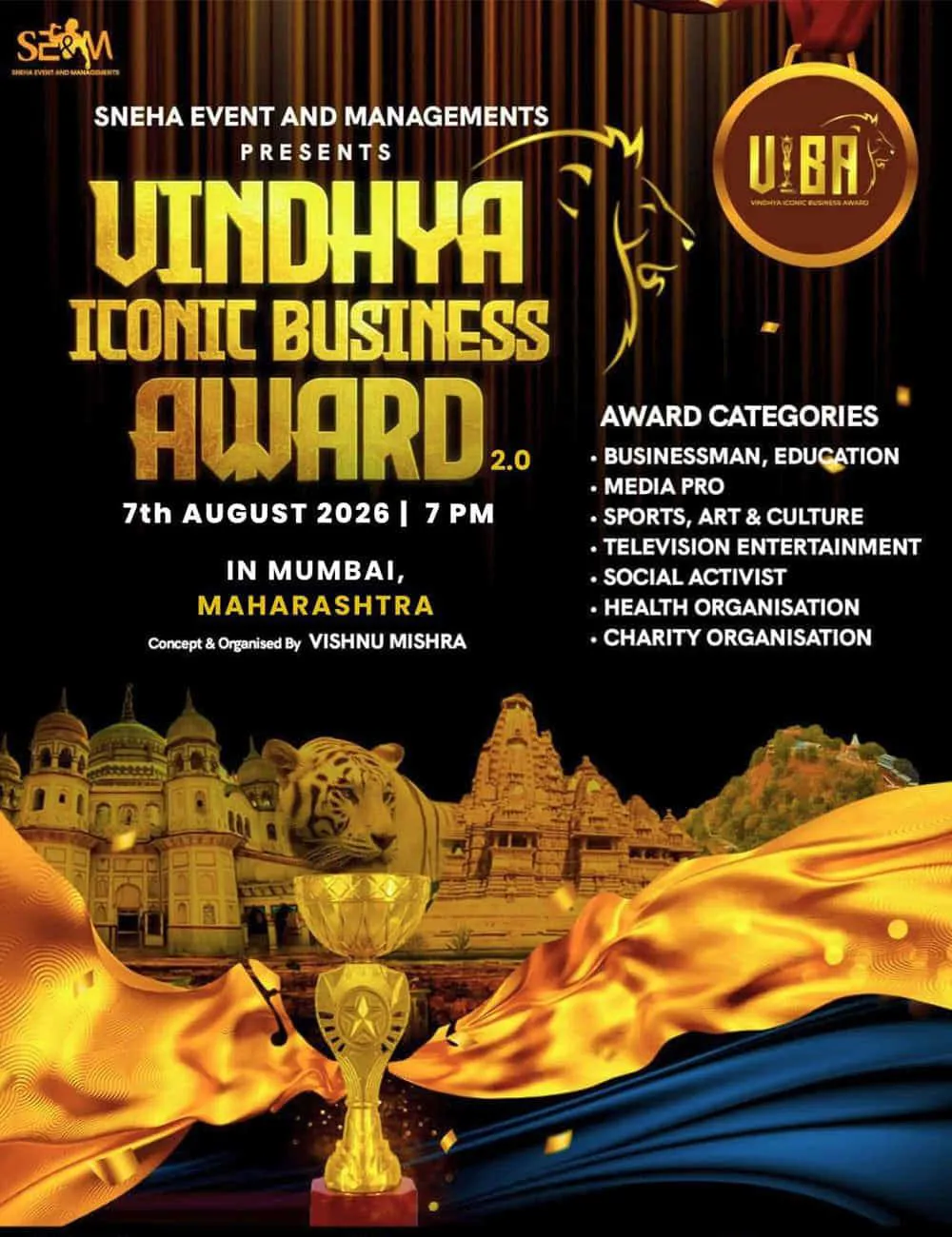 VINDHYA ICONIC BUSINESS AWARD -SEASON 2.0